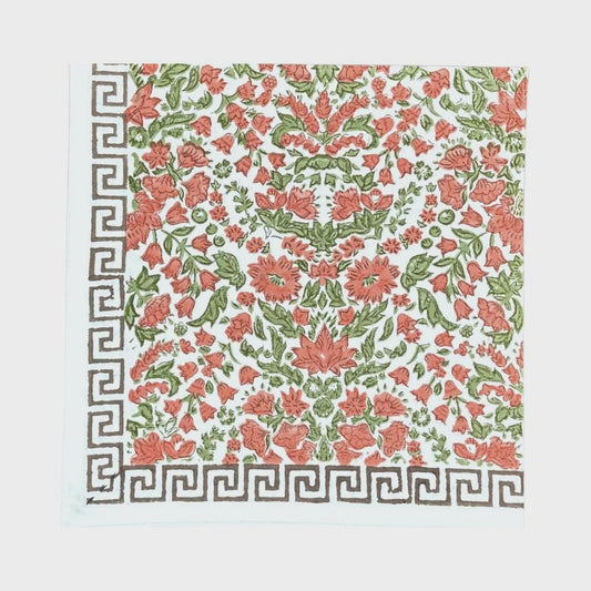 Larkspur & Bramble: Pumpkin and Sage Napkin