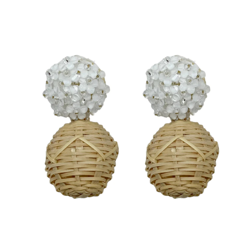 Liz Rattan Ball Earring