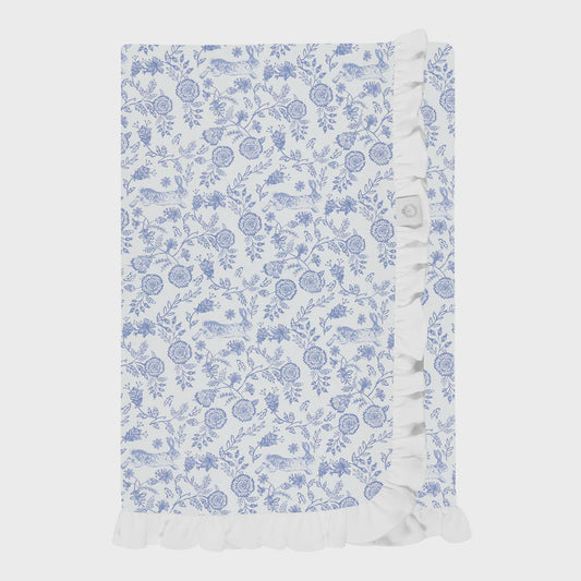 Floral Bunnies Blanket