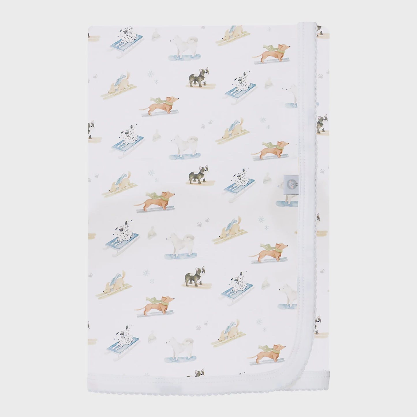 Ski Pups Boy Blanket