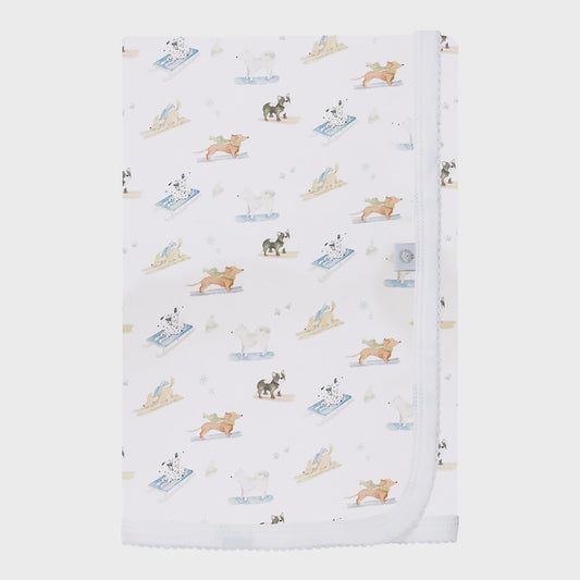 Ski Pups Boy Blanket