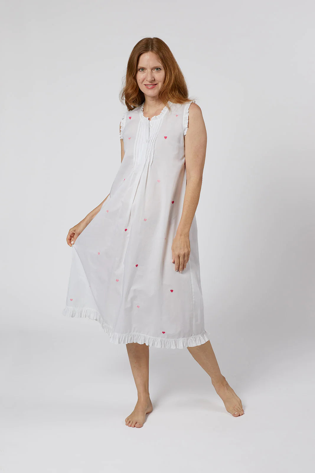 Josie Heart Cotton Nightgown