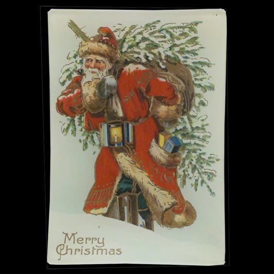 Santa with Tree (Merry Christmas) Mini Tray