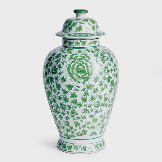 Imperial Ivy Lidded Ginger Jar