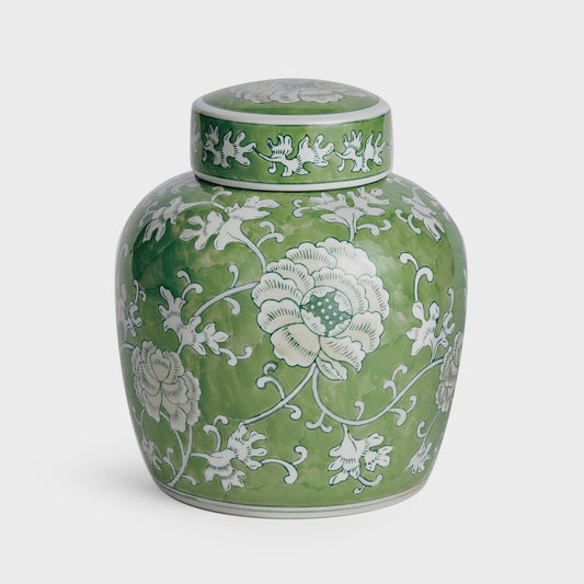 Imperial Lotus Lidded Jar