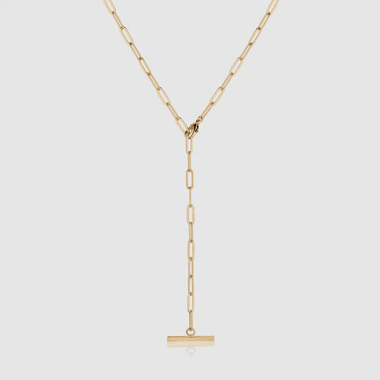 Natalie Toggle Lariat Necklace