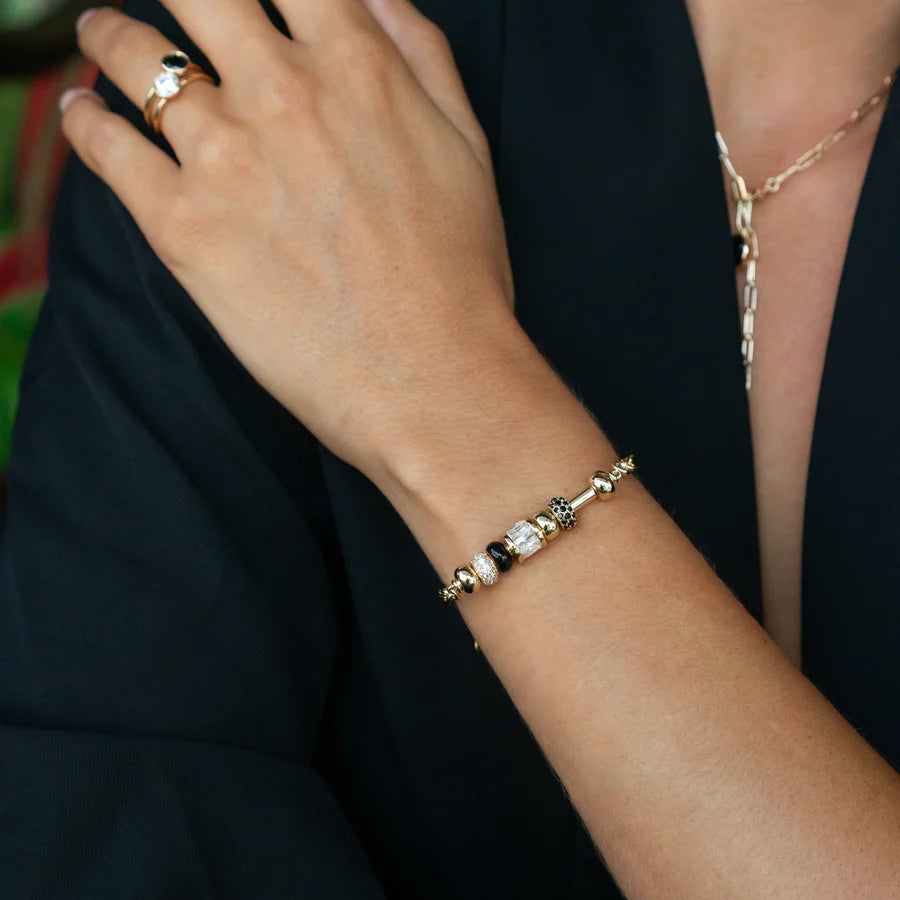 Noir Bead Bracelet