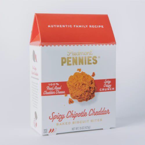 Piedmont Pennies Large Carton, Spicy Chipotle Cheddar