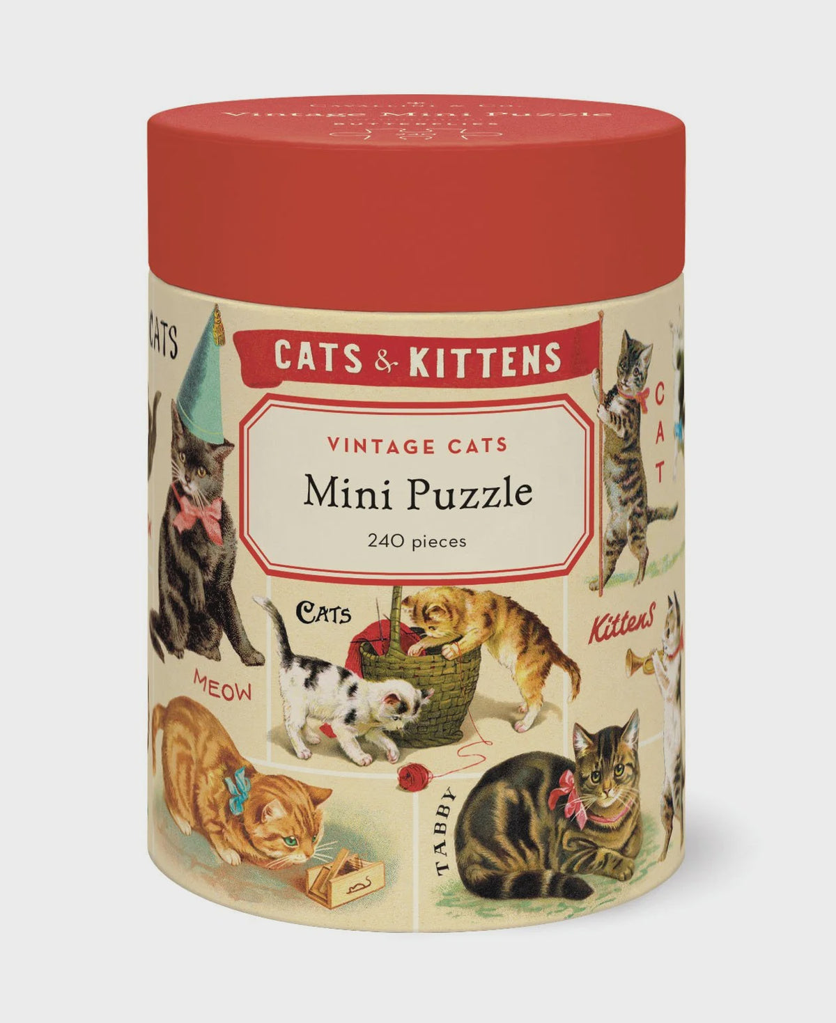Vintage Cats Mini Puzzle