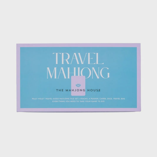Pale Violet Travel Mahjong Set