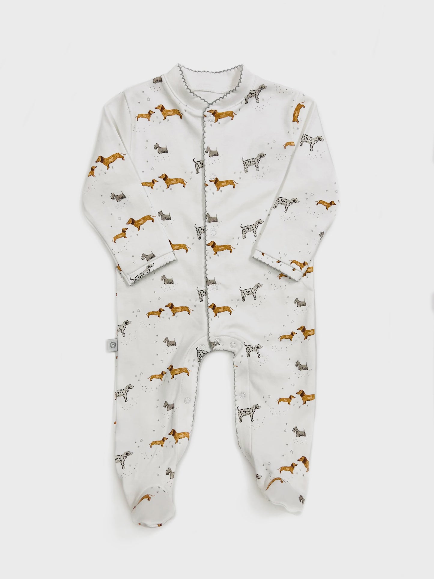 Puppy Vibes Baby Footed Pajama