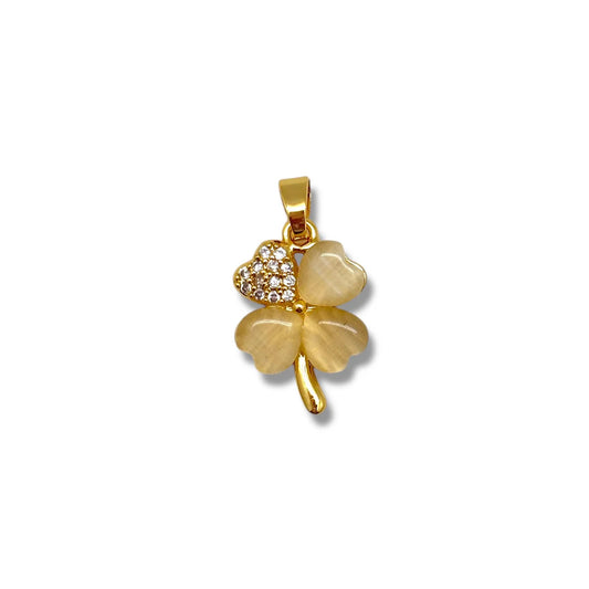 Pave Clover Charm