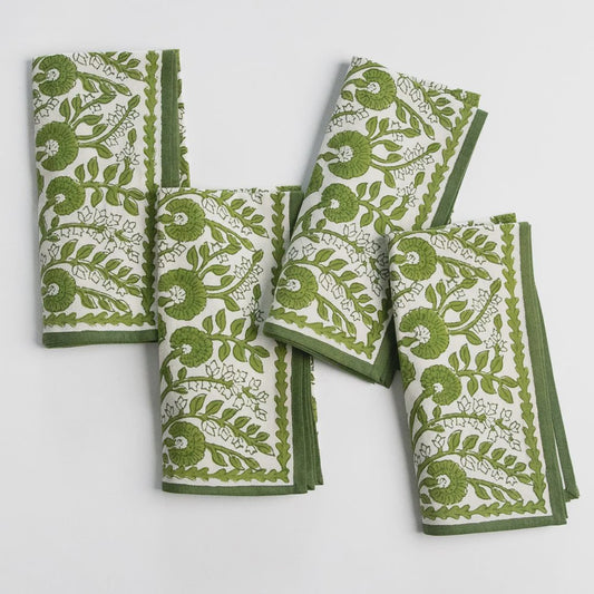 Cactus Flower Napkins - Set of 4