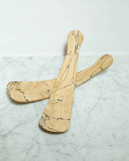 Salad Server Spalted -pair