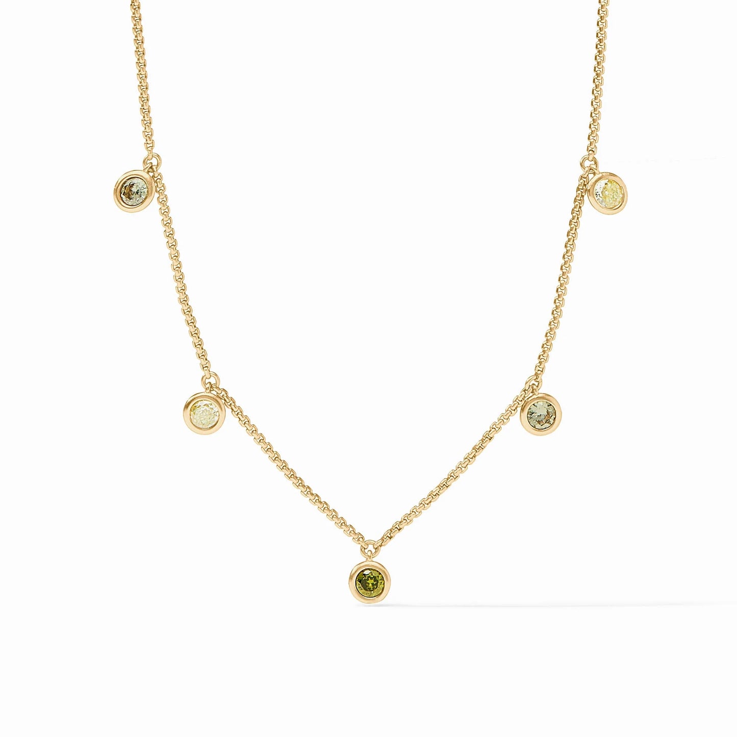 Rainbow Delicate Charm Necklace