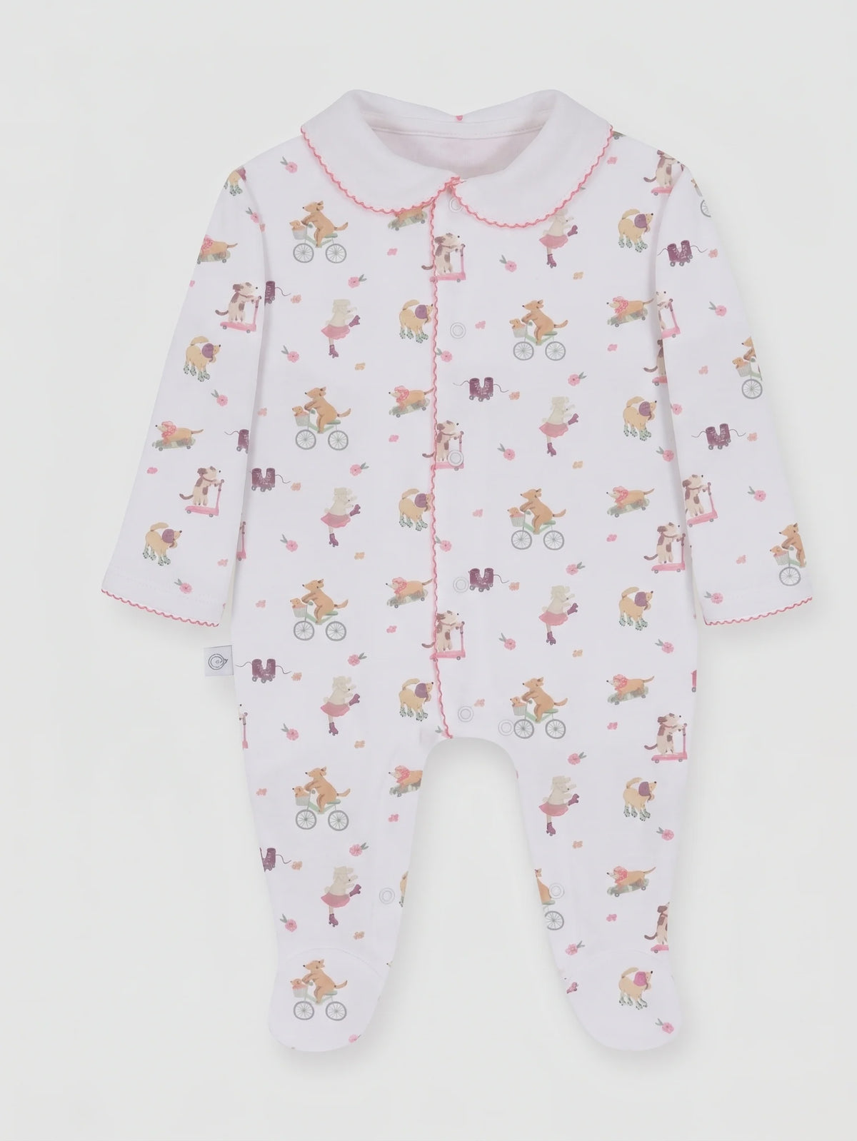 Roller Pups Pima One-Piece Pajamas