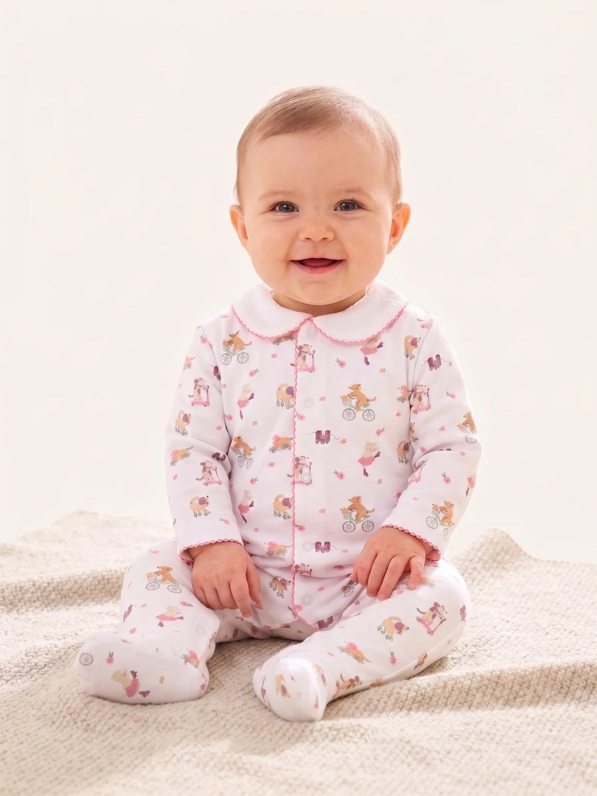 Roller Pups Pima One-Piece Pajamas