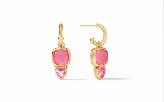 Aquitaine Duo Hoop & Charm Earring