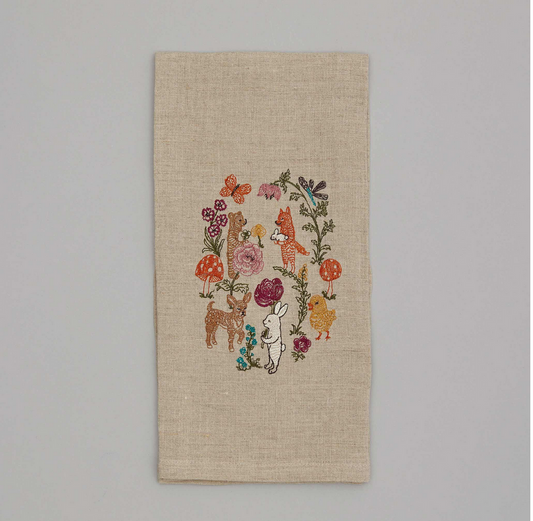 Secret Garden Tea Towel