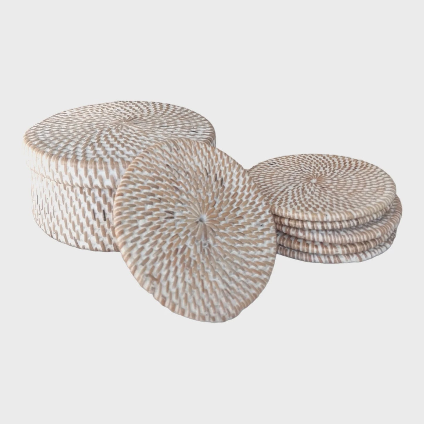 Rattan Coaster Set of 6