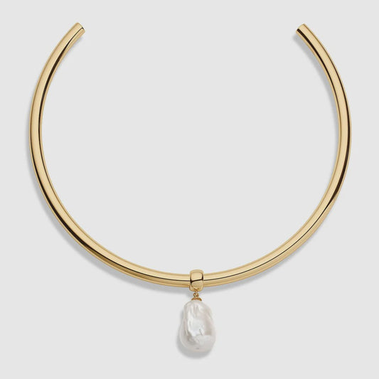 Talia Pearl Choker Necklace