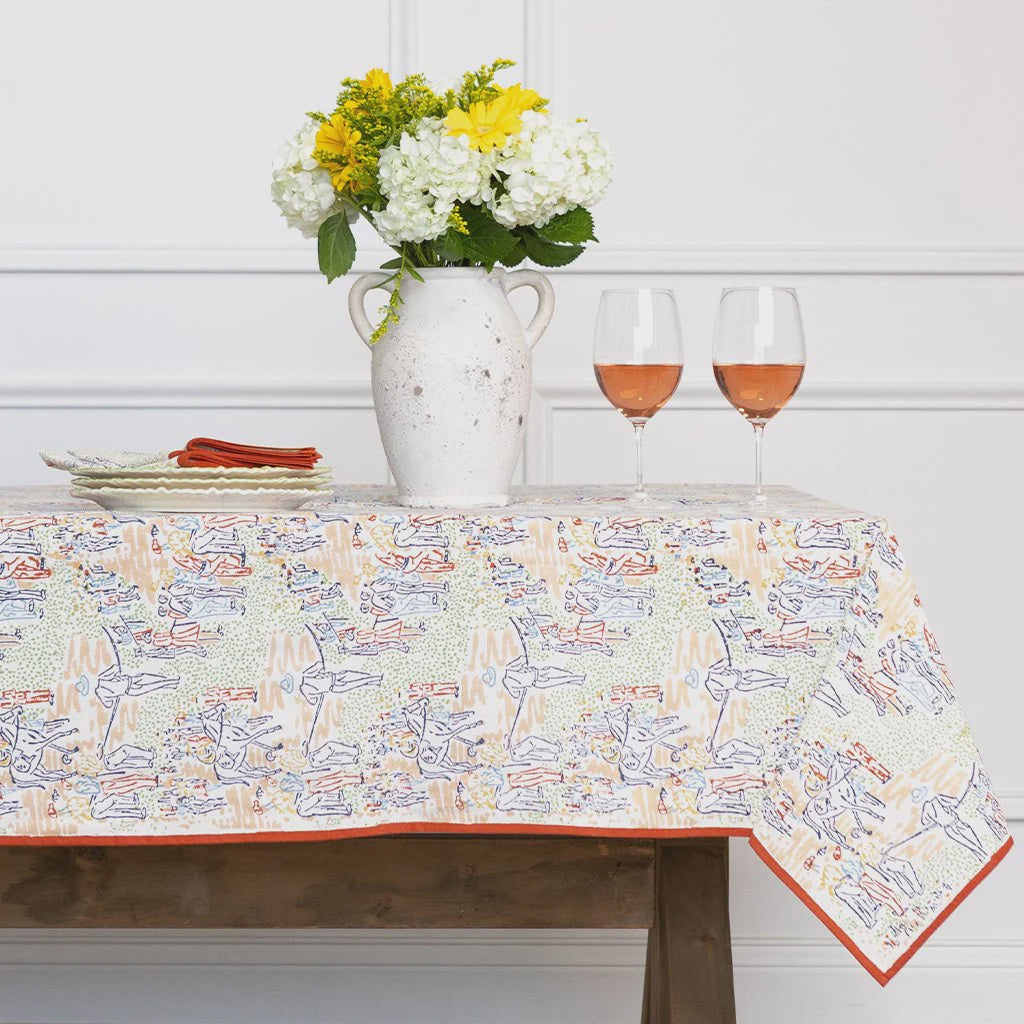 Day at the Races Tablecloth