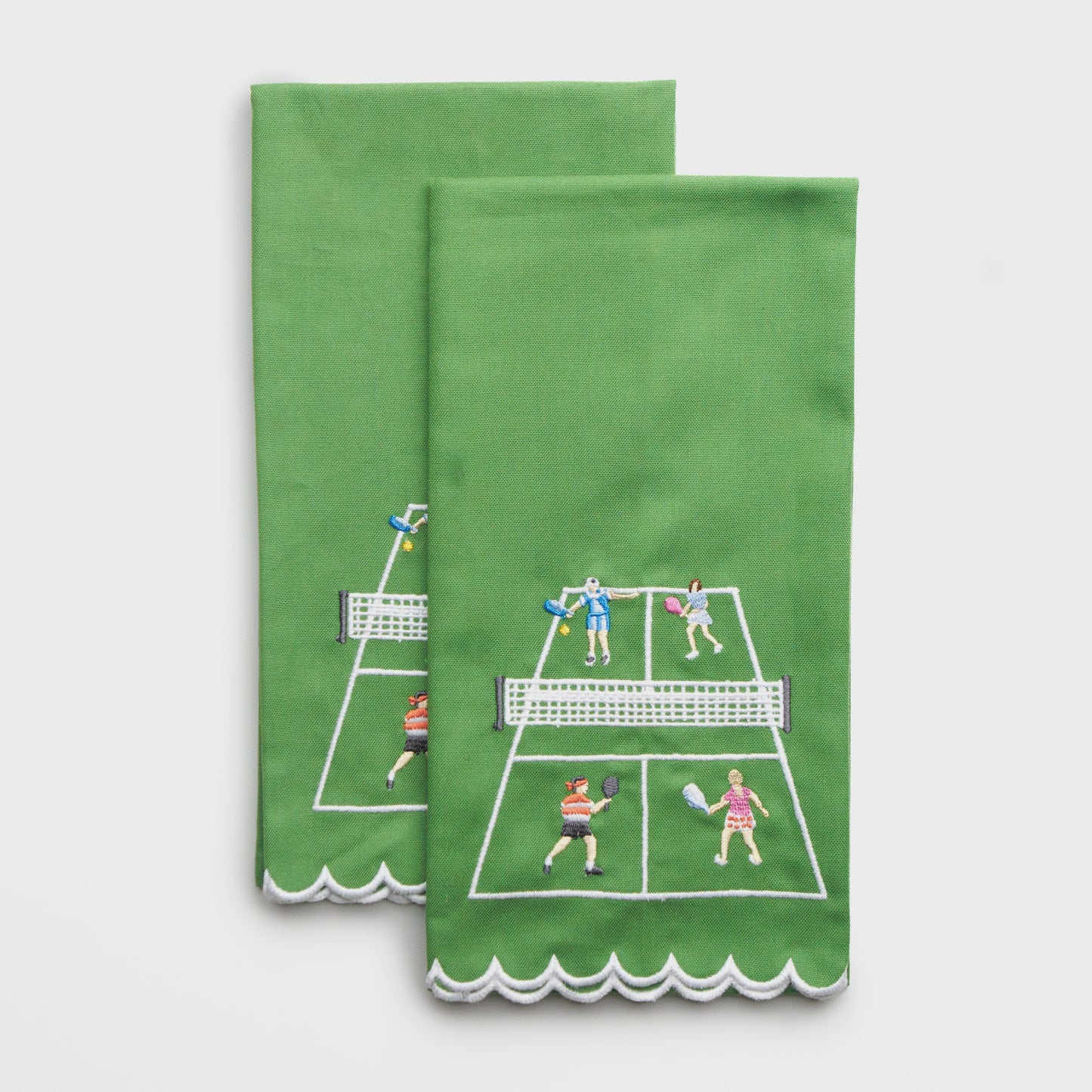 Day at the Courts Tea Towel