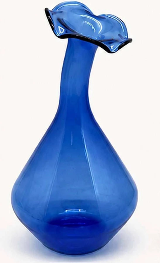 Glass Angled Neck Vase