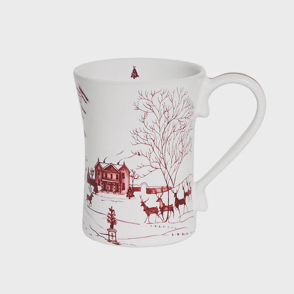 Country Estate Ruby Winter Frolic 4.5" Mug