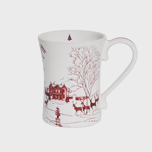 Country Estate Ruby Winter Frolic 4.5" Mug
