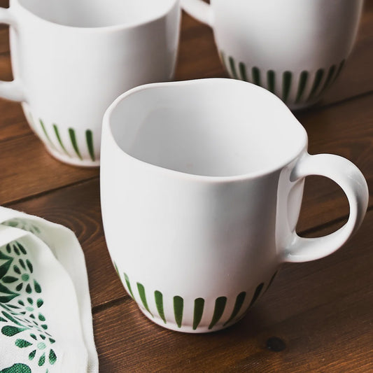 Sitio Stripe Mug - Basil