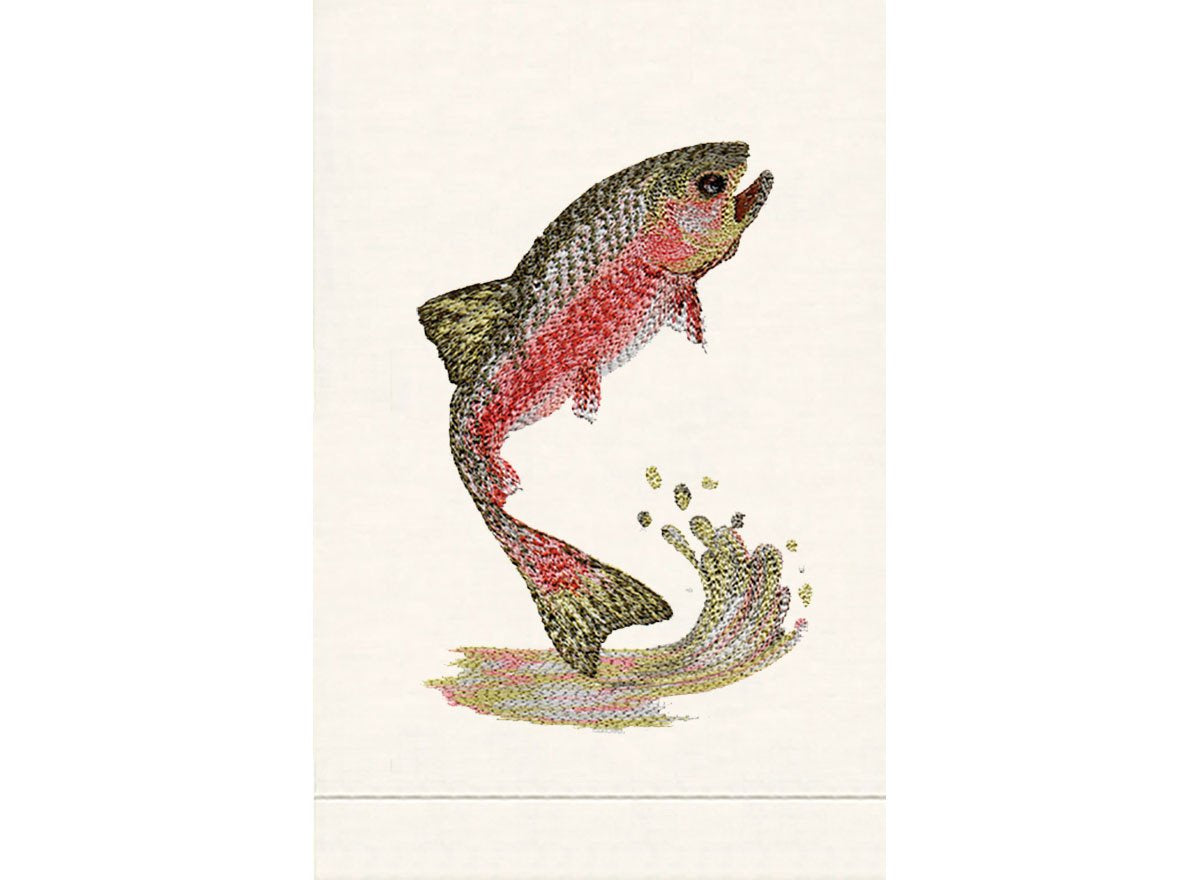 Trout Bright Guest Towel