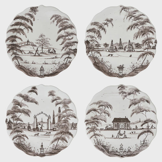 Flint Country Estate Party Plate - Set of 4