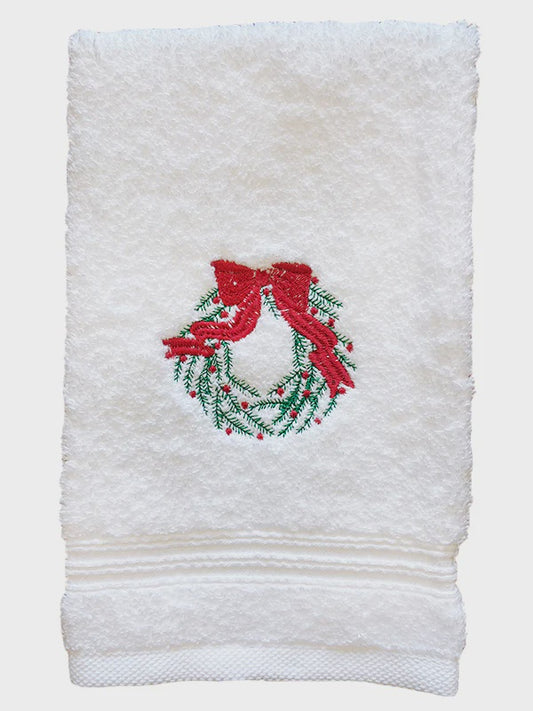 Terry Guest Towel - Christmas Wreath
