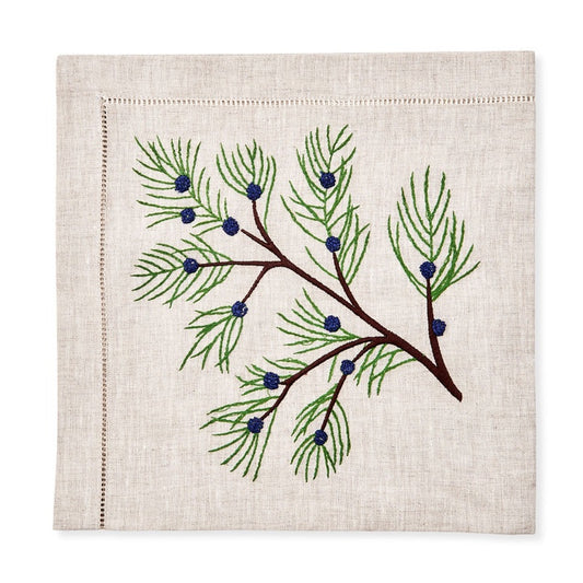 Flax Juniper Berry Napkin - Navy