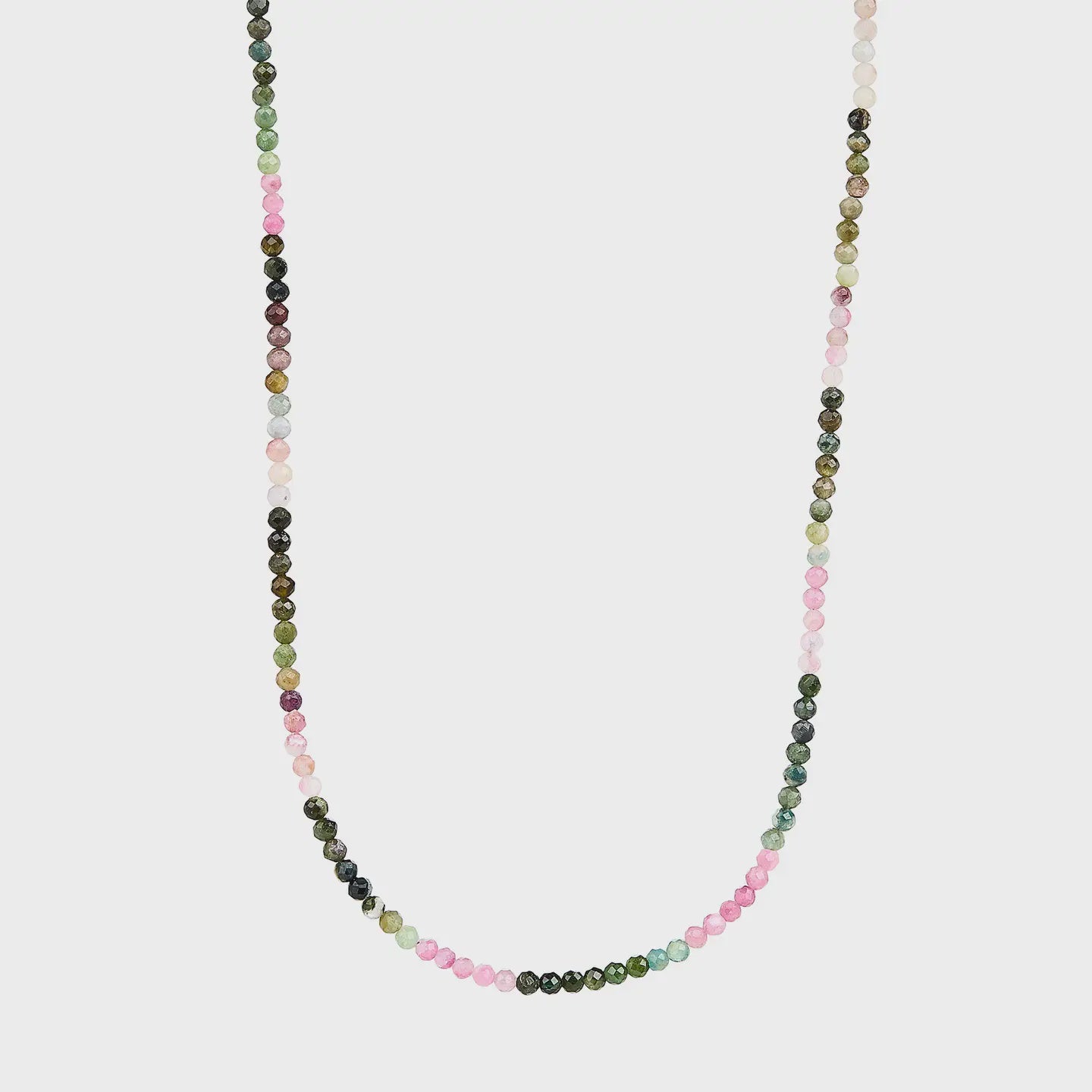 Tourmaline Ombre Beaded Necklace
