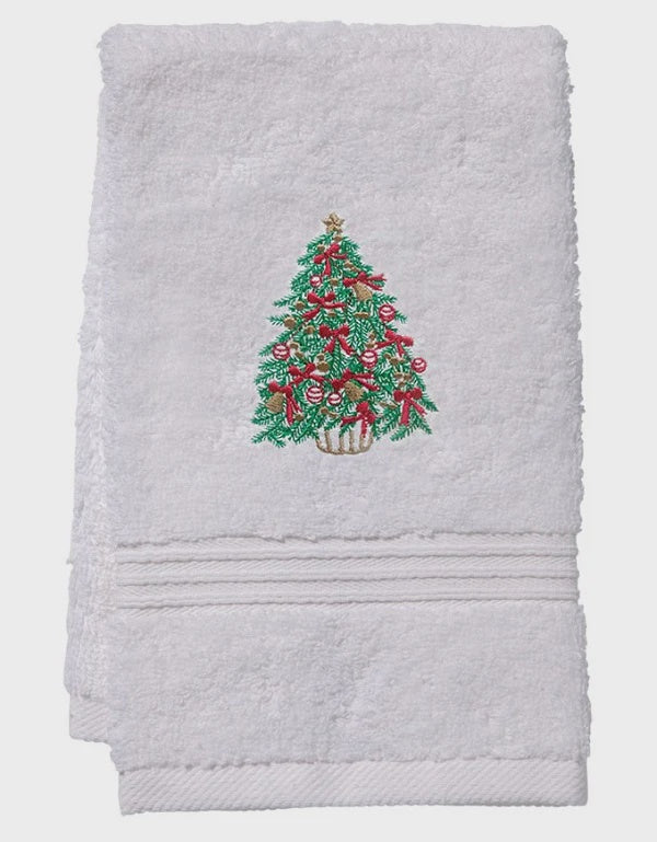 Terry Guest Towel - Christmas Tree