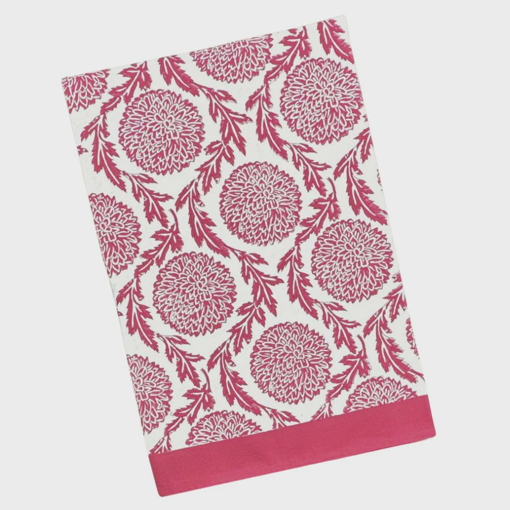 Red, Flowers & Vines Tablecloth