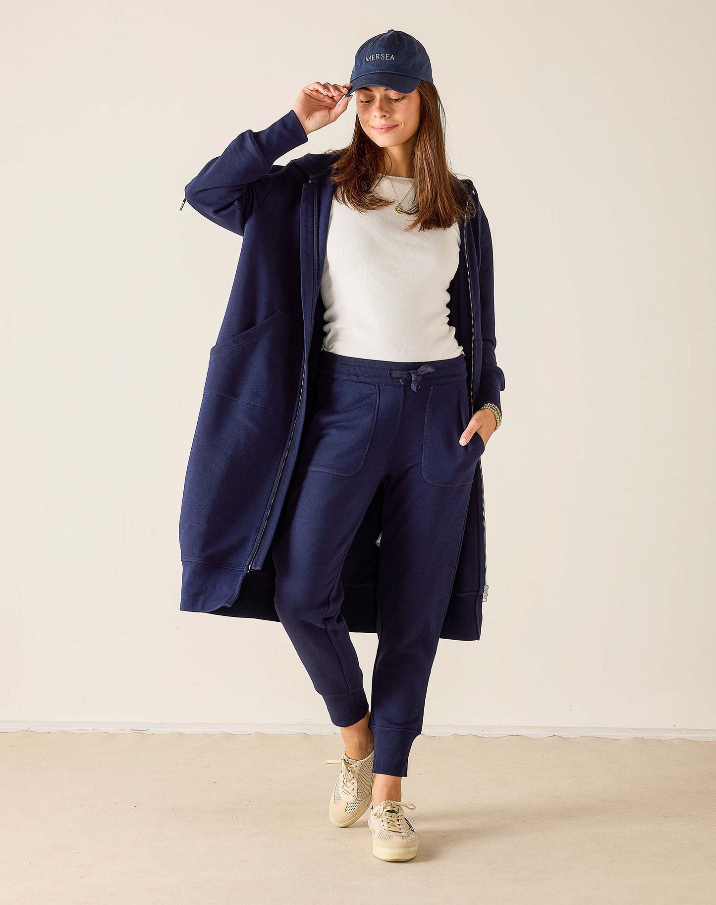 Frenchie Full Zip Maxi Hoodie