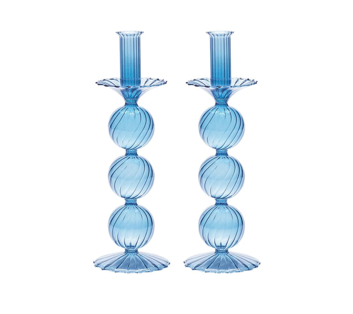 Iris Candlestick Set/2