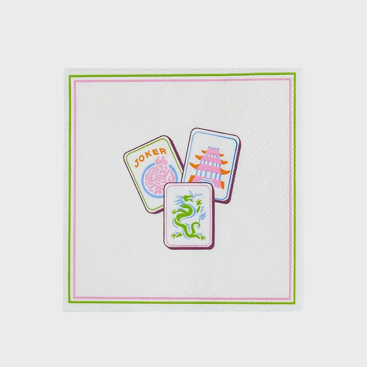 Mahjong Cocktail Napkins