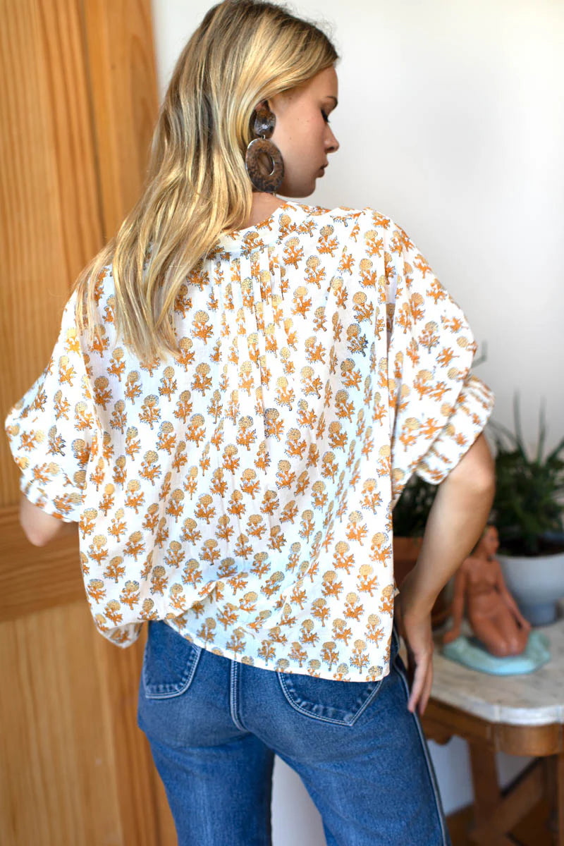 Mandarin Collar Top