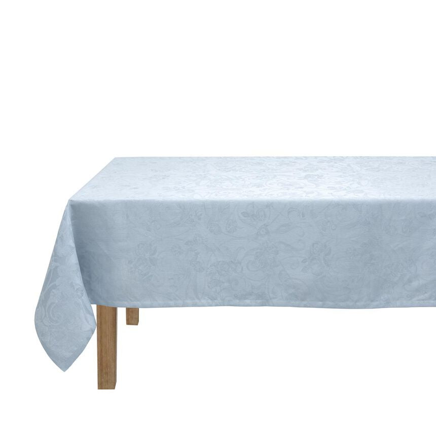 Tivoli Blue Linen Tablecloth