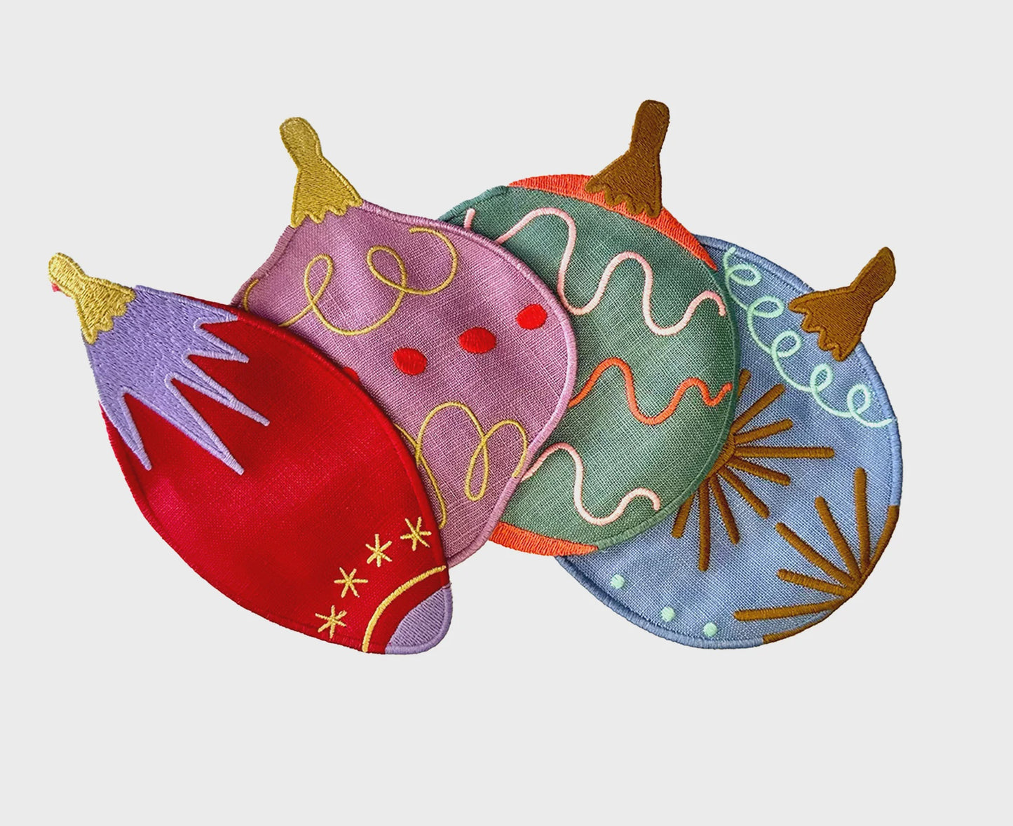 Deck the Halls Cocktail Napkins - Set of 4