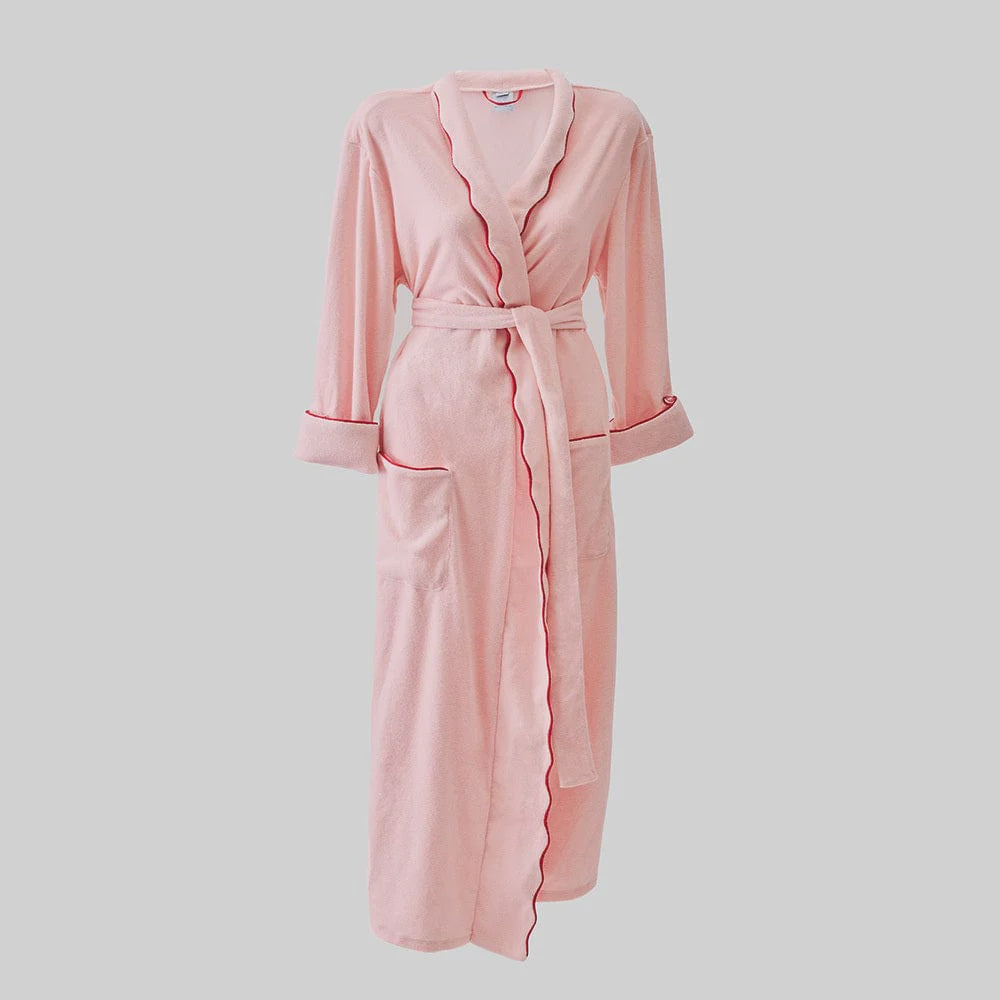 Women's Long Scallop Lightweight Robe
