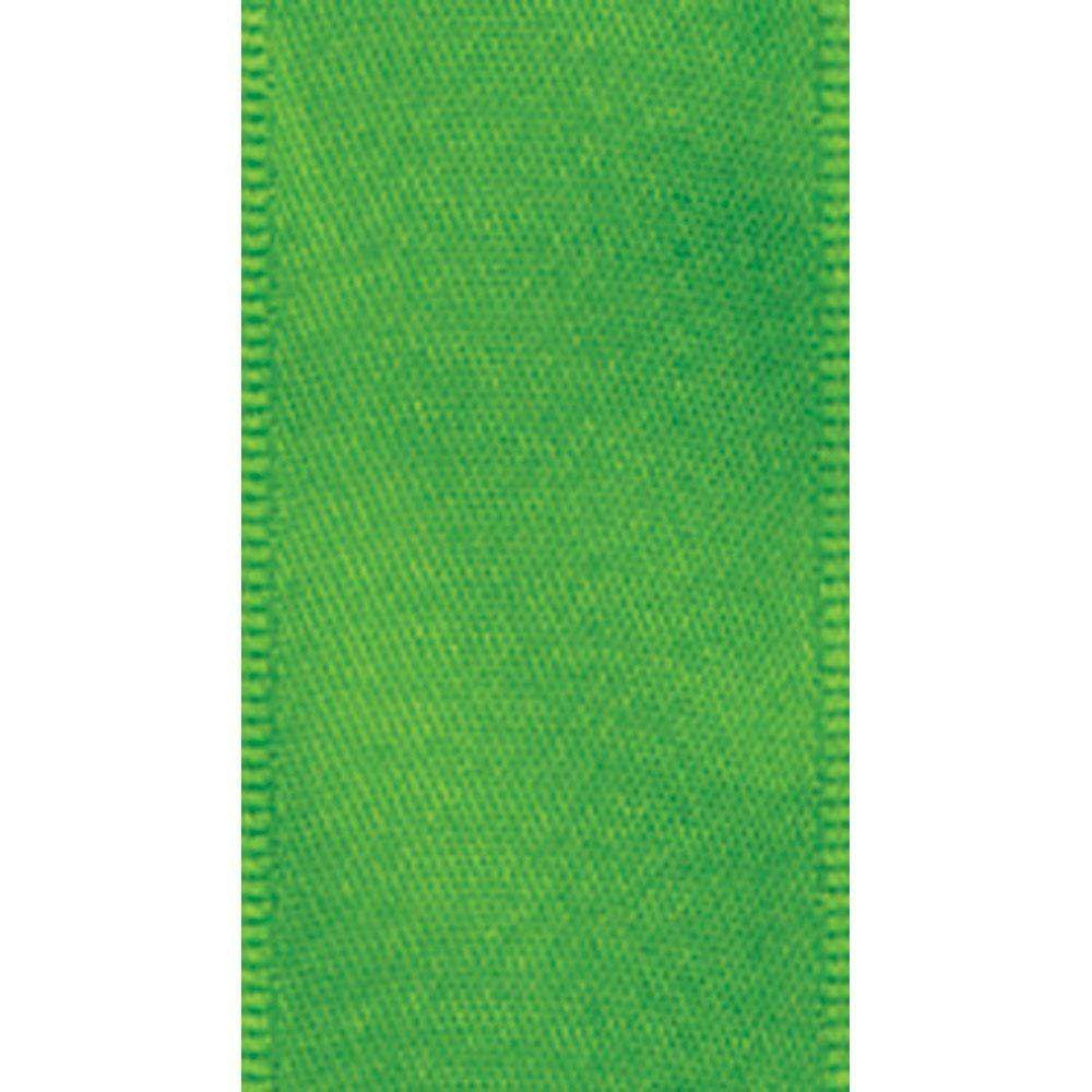 Solid Green Satin Narrow Ribbon