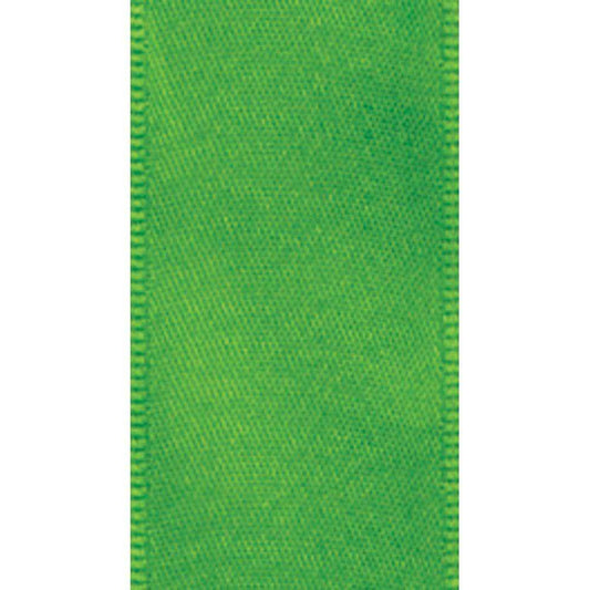 Solid Green Satin Narrow Ribbon