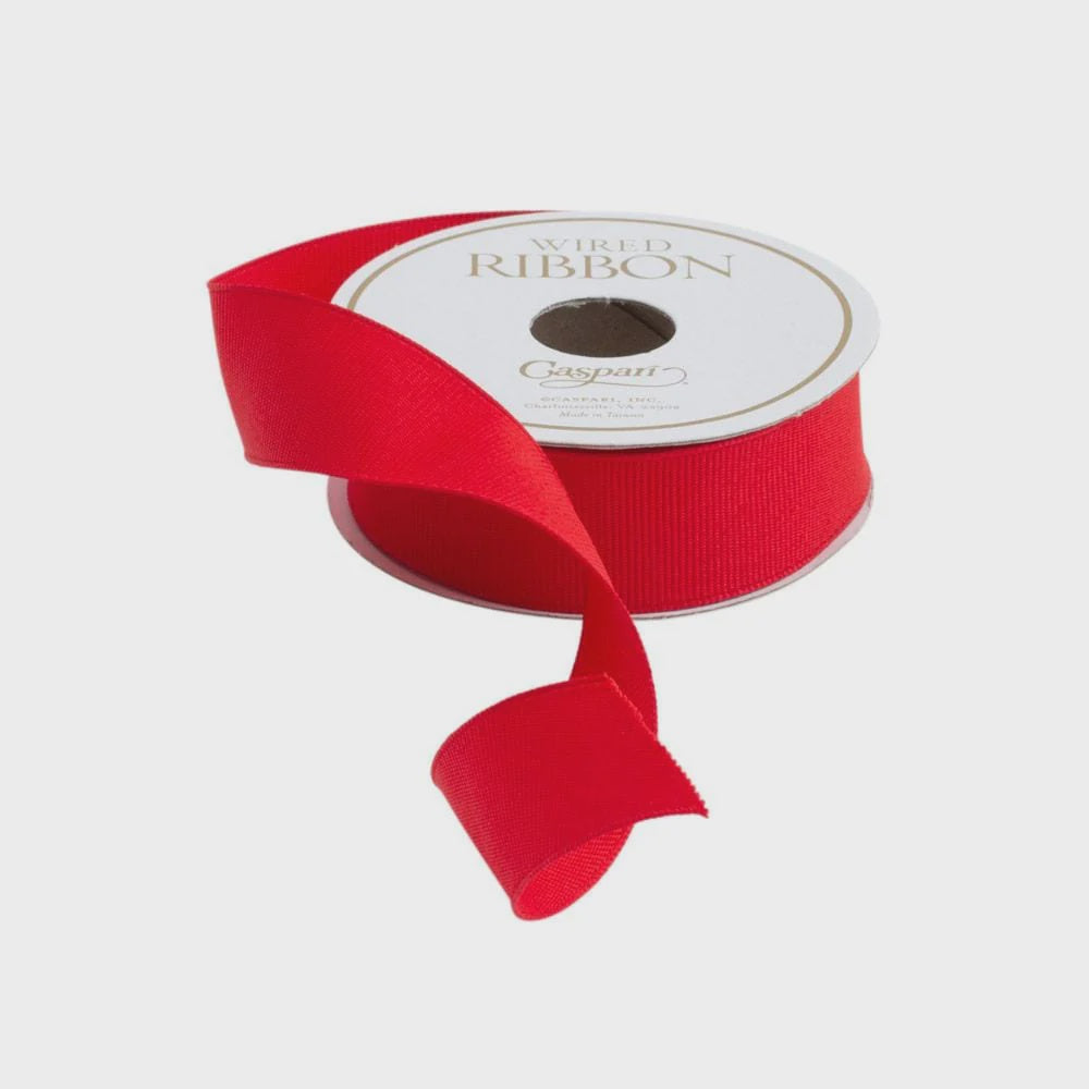 Red Grosgrain Narrow Ribbon