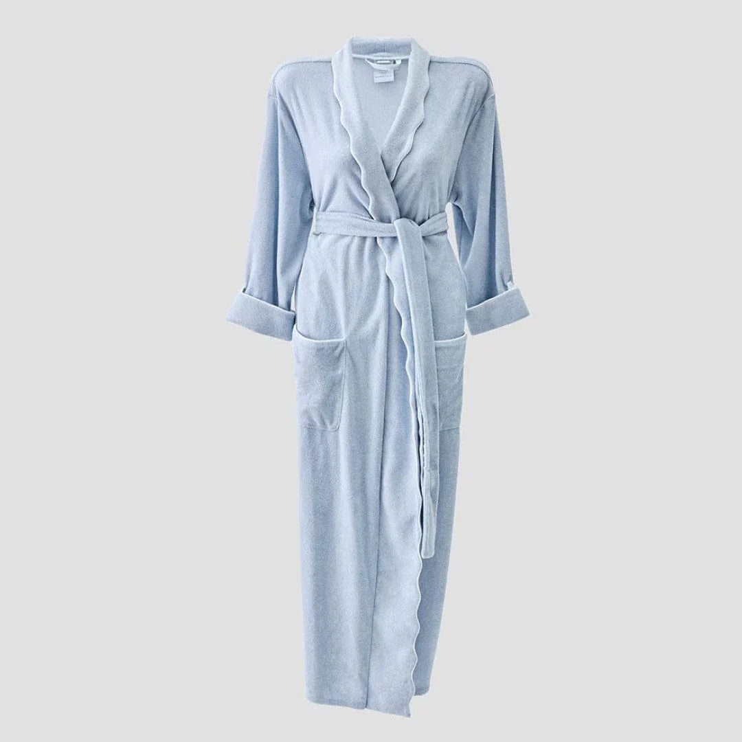 Women's Long Scallop Lightweight Robe