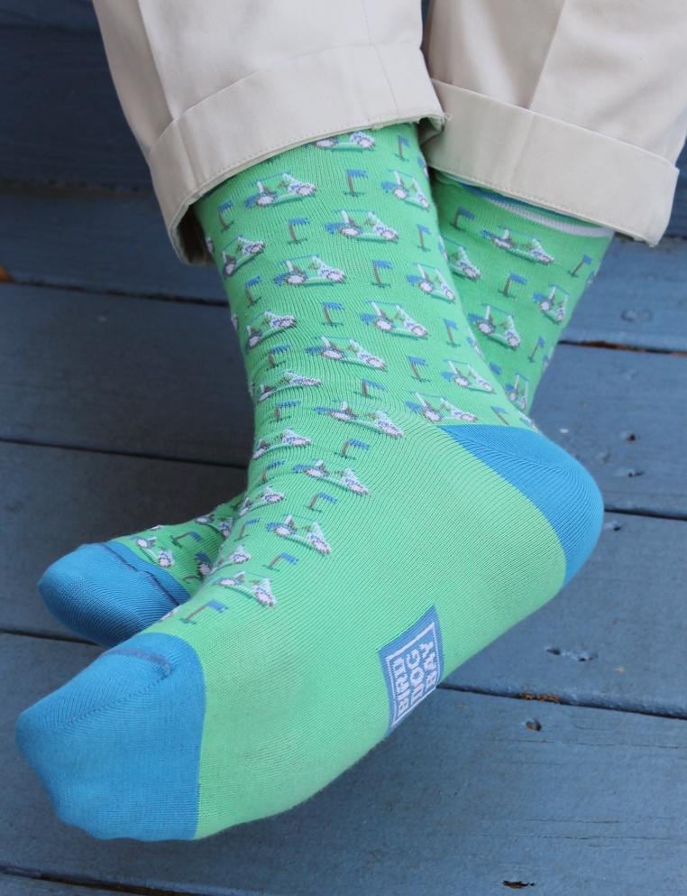 Fairway Fliers Socks- Mint